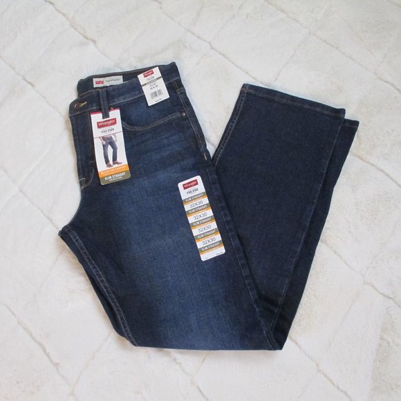 Wrangler Mne's Blue Slim Straight Jens - Picture 1 of 3
